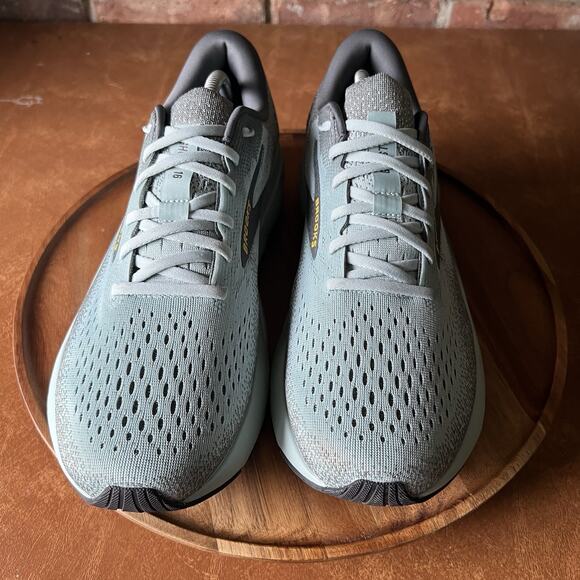 Brooks Ghost 16 Neutral Cushion Mens 12 Blue Gray Running Walking Shoes Sneakers